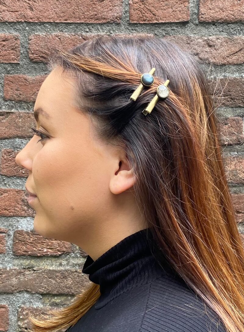 Haarclip s paars - Afbeelding 2