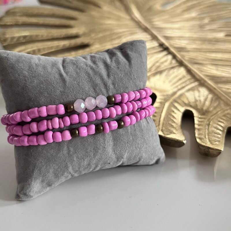 Armbanden roze
