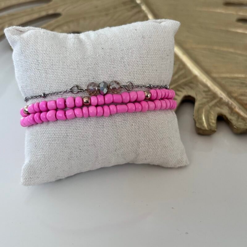 Armbanden roze