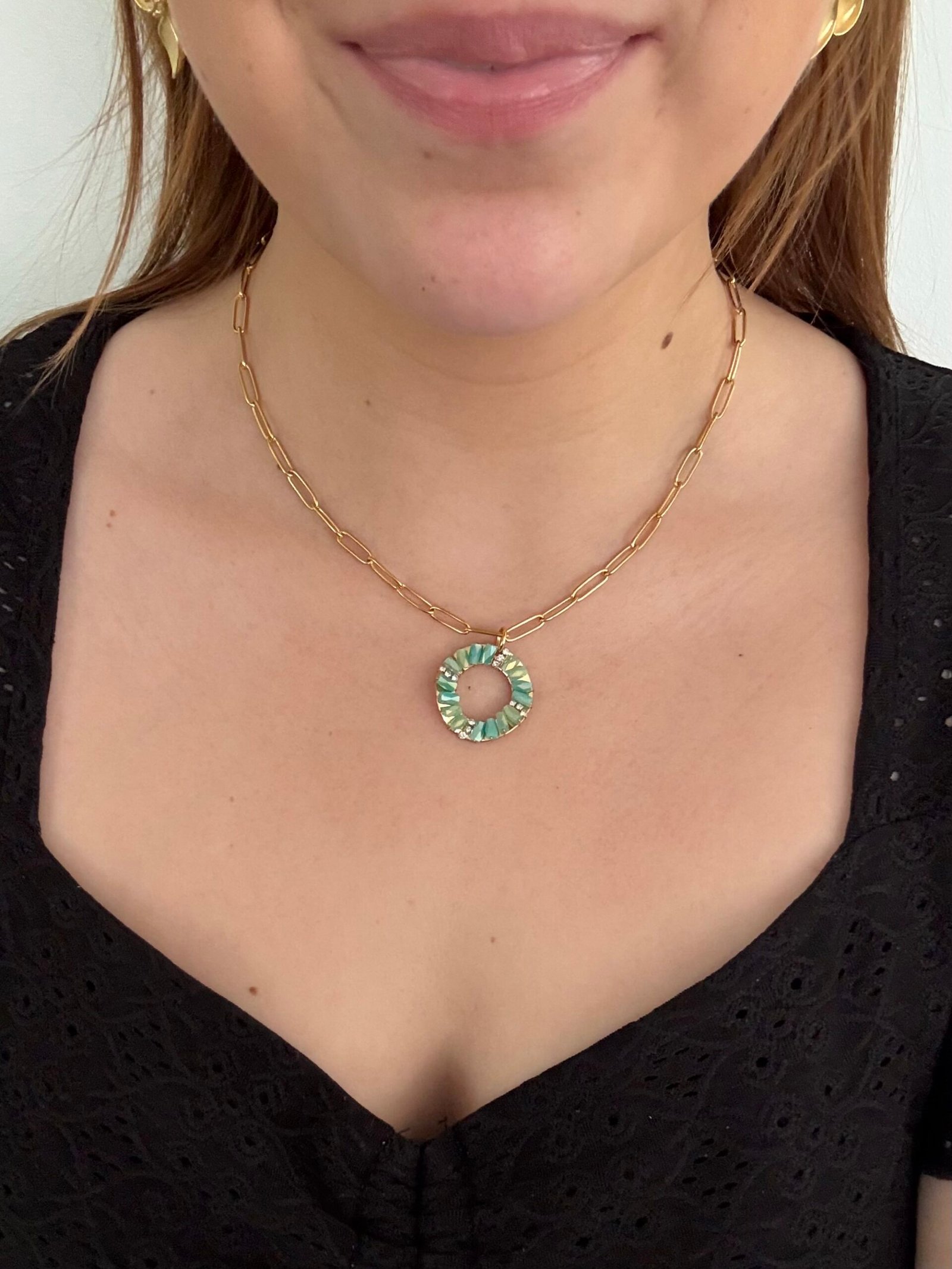 Ketting turquoise - Afbeelding 2
