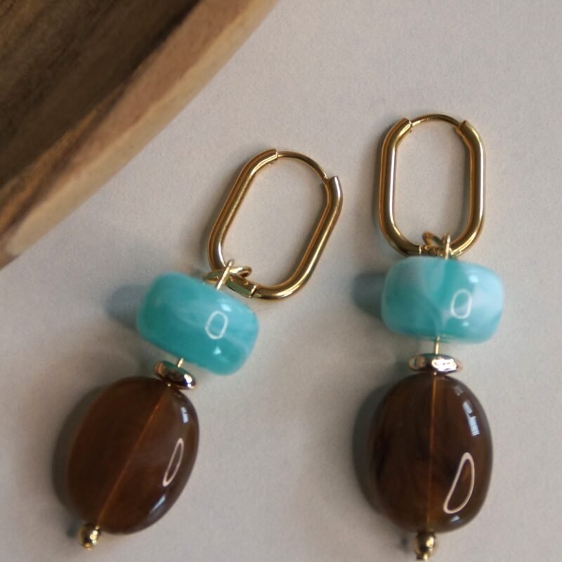 oorbellen turquoise